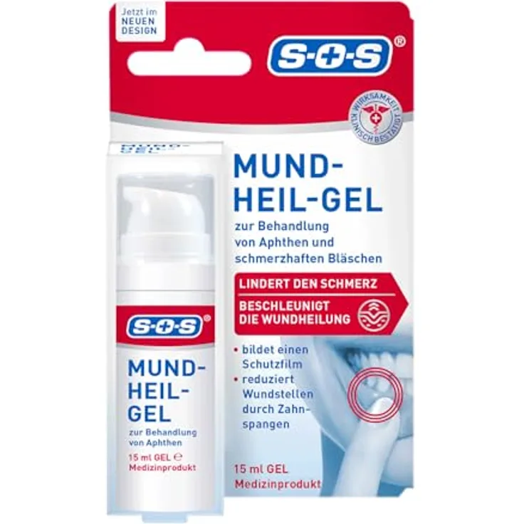 SOS Mund-Heil-Gel Lippenbalsam 10 ml Transparent