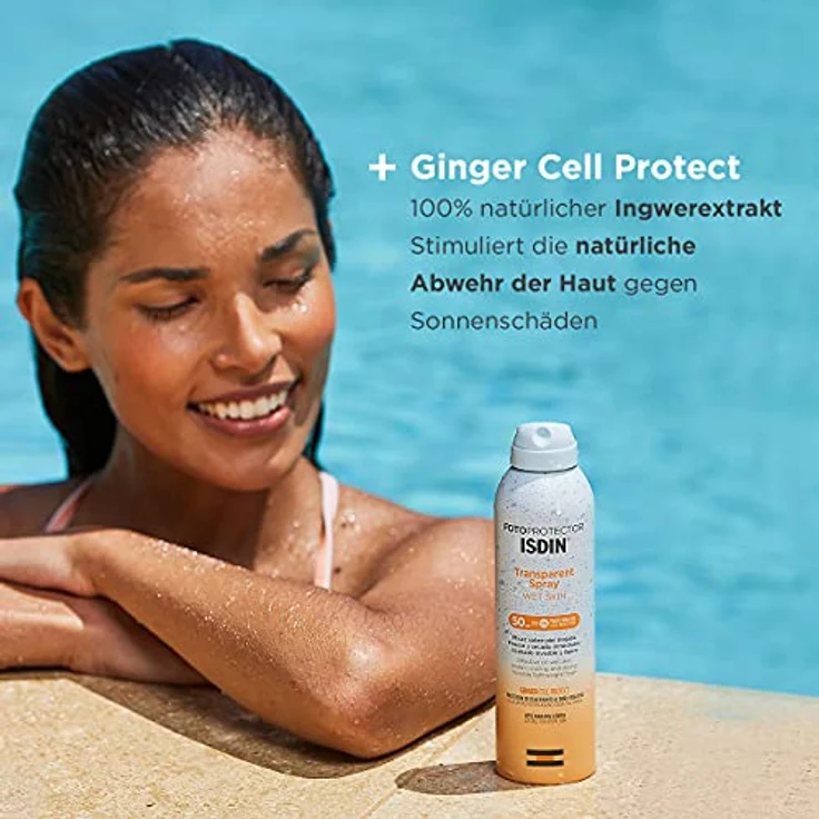 ISDIN Fotoprotector Wet Skin Transparent Spray 50+ Isdin Sonnencreme 250 ml – Bild 3