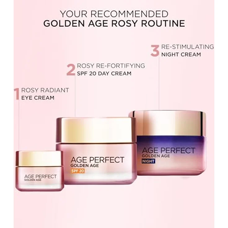 L'Oréal Paris Age Perfect Golden Age SPF20 Getönte und straffende Gesichtscreme für reife Haut 50 ml für Frauen – Bild 6