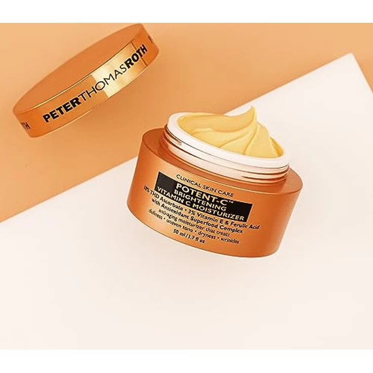 Peter Thomas Roth - Potent-C™ Brightening Vitamin C Moisturizer 50 ml - 10 % THD Ascorbat Vitamin C - Fortschrittliche Formel zur Hautaufhellung – Bild 3