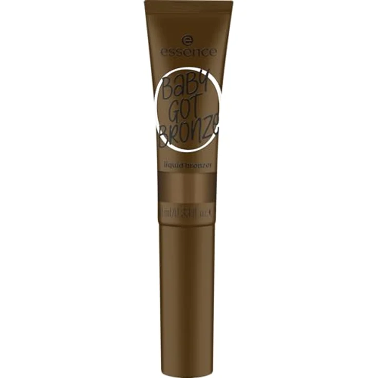essence cosmetics BABY GOT BRONZE liquid bronzer, Nr. 50, Braun, langanhaltend, definierend, Einfach zu entfernen, natürlich, vegan, ölfrei, ohne Parabene, ohne Mikroplastikpartikel, 1er Pack (10ml) – Bild 2