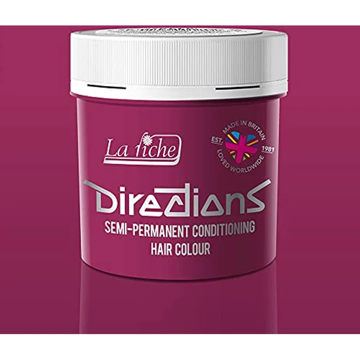 La Riche Directions Haarfärbemittel, Semi-permanente Haartönung in Cerise Pink, 88ml, langanhaltend und mischbar – Bild 2