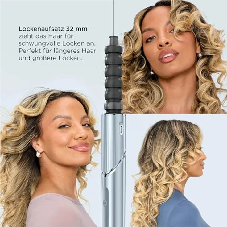 Shark FlexStyle Limited Edition Glacial Blue 6-in-1 Haarstyler und Haartrockner, mit Aufbewahrungsbox und 6 Zubehörteilen [HD476WHEU] – Bild 4