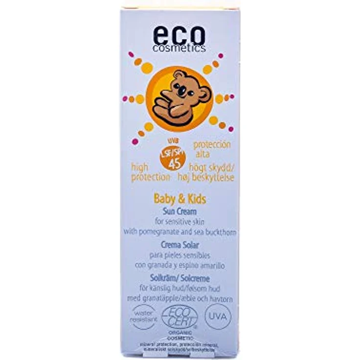 Eco Cosmetics Baby & Kids Sonnencreme LSF45 50 ml – Bild 4