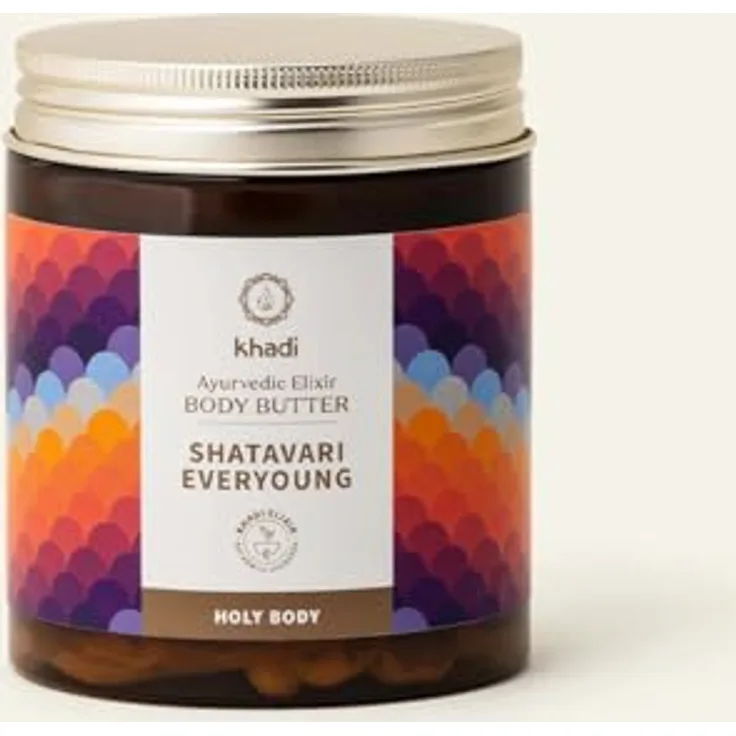 Khadi BODY BUTTER SHATAVARI EVERYOUNG, Ayurvedische Körperbutter, regeneriert & glättet, 100% natürlich & vegan, 100ml