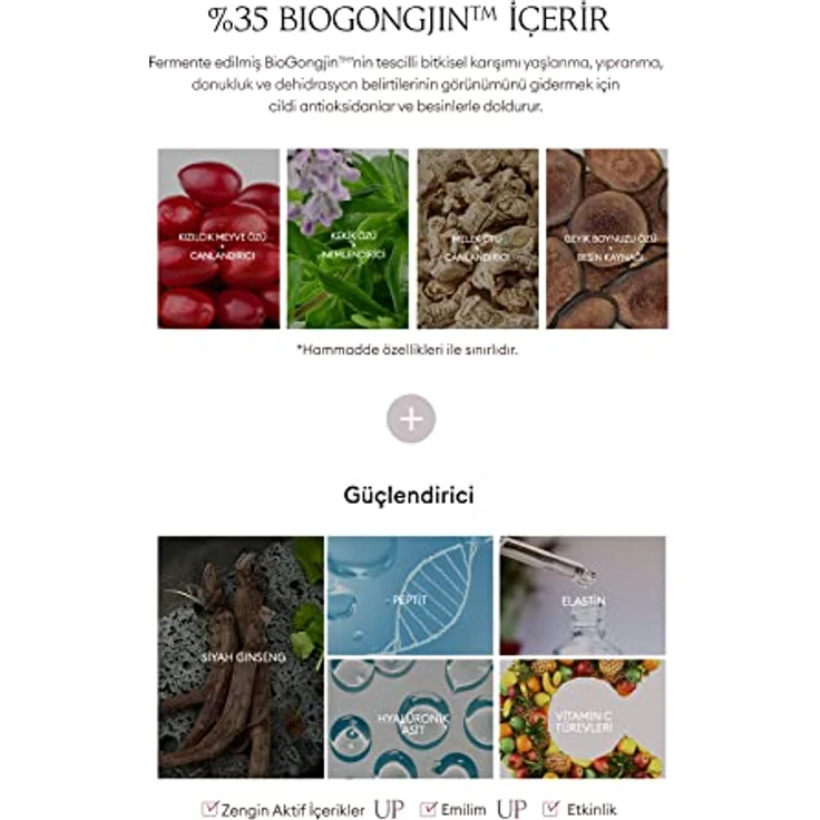 Missha Chogongjin Youngan Augencreme, revitalisierende Augenpflege mit intensiv feuchtigkeitsspendender Formel, 30 ml, Tag – Bild 4