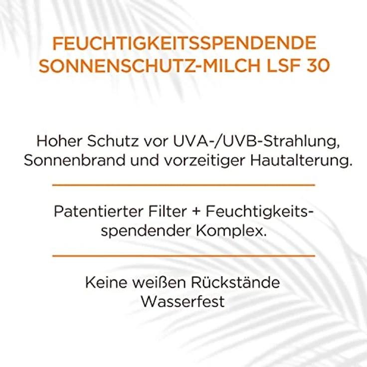 Garnier Sonnenschutz-Milch, LSF 30, feuchtigkeitsspendende Sonnencreme mit Shea Butter, Ambre Solaire, (1 x 200 ml) – Bild 2