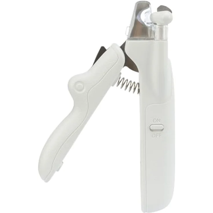 TRIXIE Nagelzange Krallenschere mit LED-Licht, rostfreier Edelstahl, 15 cm, inkl. Batterien LR44 – Bild 3