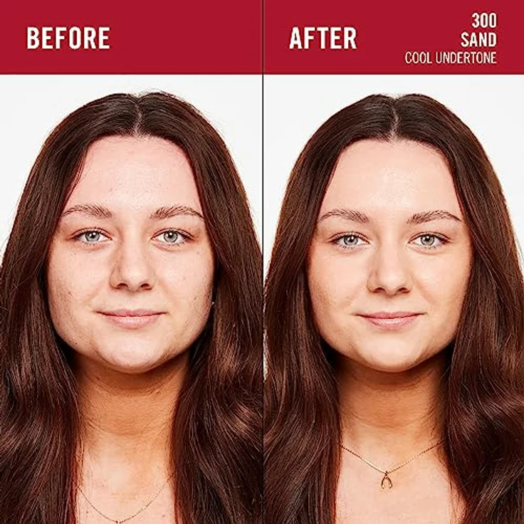 Rimmel London Lasting Finish 35 Hour, 300 Sand Foundation, langanhaltend, feuchtigkeitsspendend, vegane Formel, volle Deckkraft, 30 ml – Bild 3