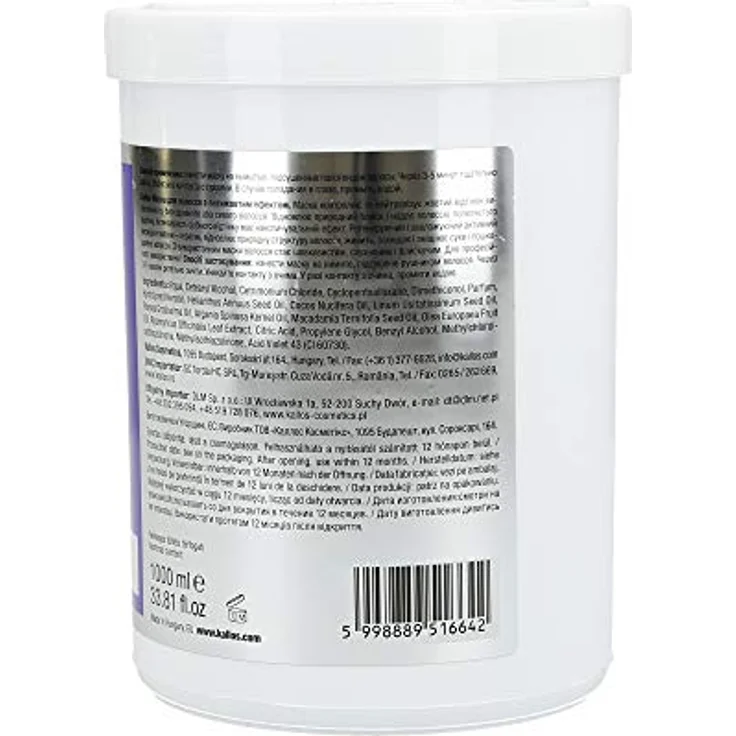 Kallos SILVER REFLEX Neutralisierende Maske 1000ml – Bild 2