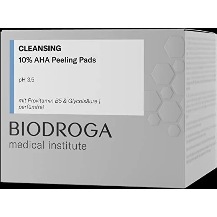 Biodroga 10% AHA Peeling Pads Gesichtspeeling 40 ml – Gesichtsreinigung Face Scrub Cleansing – Bild 2