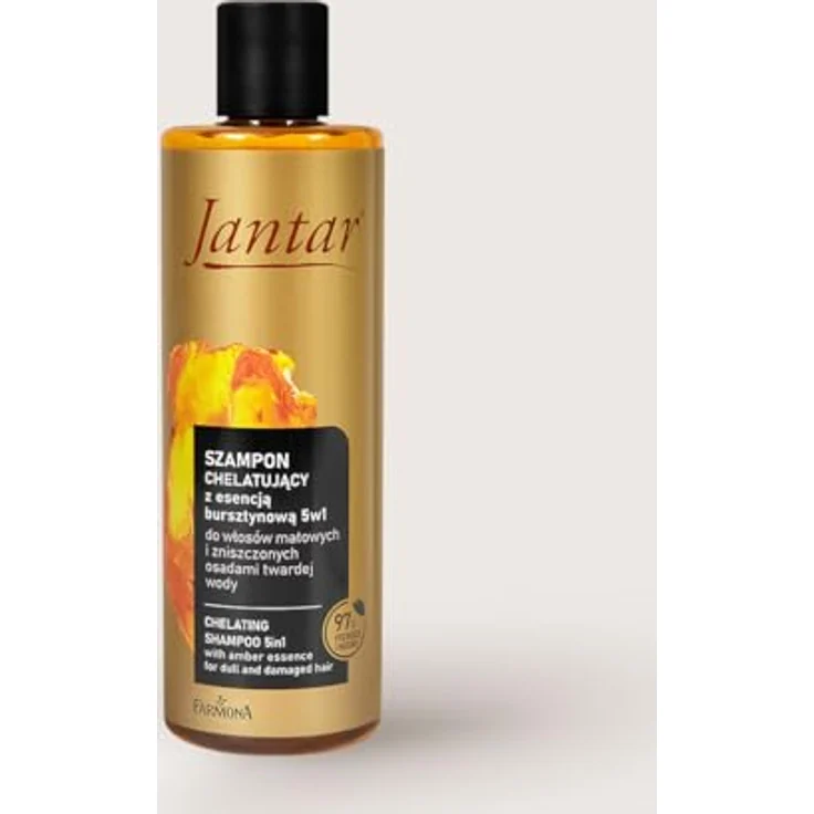 Farmona Jantar Amber Essence Shampoo, Haarshampoo für beschädigtes Haar, 300 ml, vegan – Bild 4