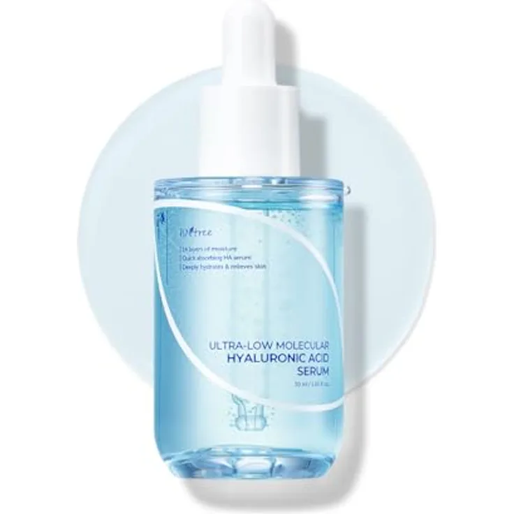 IsNtree Hyaluronsäureserum mit ultraniedrigem Molekulargewicht, 50 ml, 1,69 fl.oz | Schnell einziehendes Hyaluronsäureserum | Spendet tiefenwirksam Feuchtigkeit und glättet die Haut