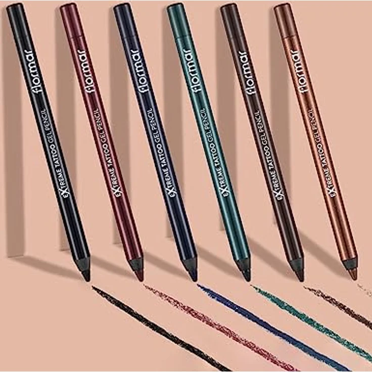 Flormar Extreme Tattoo Gel Pencil, wasserfester Eyeliner für Damen, 1,2 g, Glitzy Brown – Bild 7