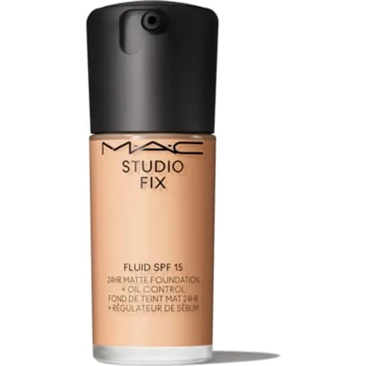 MAC Studio Fix Fluid SPF 15 24Hr Matte Foundation plus Ölkontrolle, C4 for Women, 24 ml Foundation