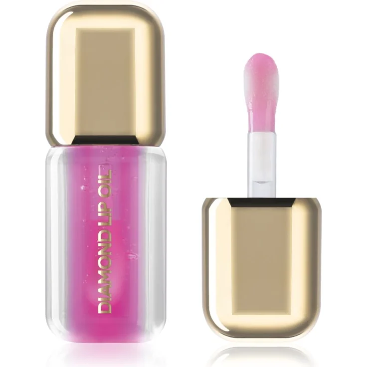 Dermacol Diamond Lip Oil, tönendes Lippenöl mit voluminisierendem Effekt, Farbton 02 Hot Kiss, 4 ml