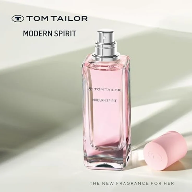 Tom Tailor® Modern Spirit Eau de Parfum Natural Spray, veganer Damenduft in zartem Rosé mit puristischem Flakon – Bild 2
