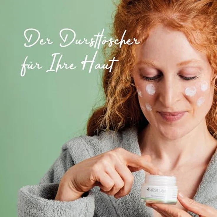 Arya Laya Aloe Vera Feuchtigkeitspflege, 50 ml: Frischer, jugendlicher Teint für beanspruchte, feuchtigkeitsarme Haut, beruhigend, entspannend & ausgleichend, ideal nach Sonnenbad, vegan – Bild 5