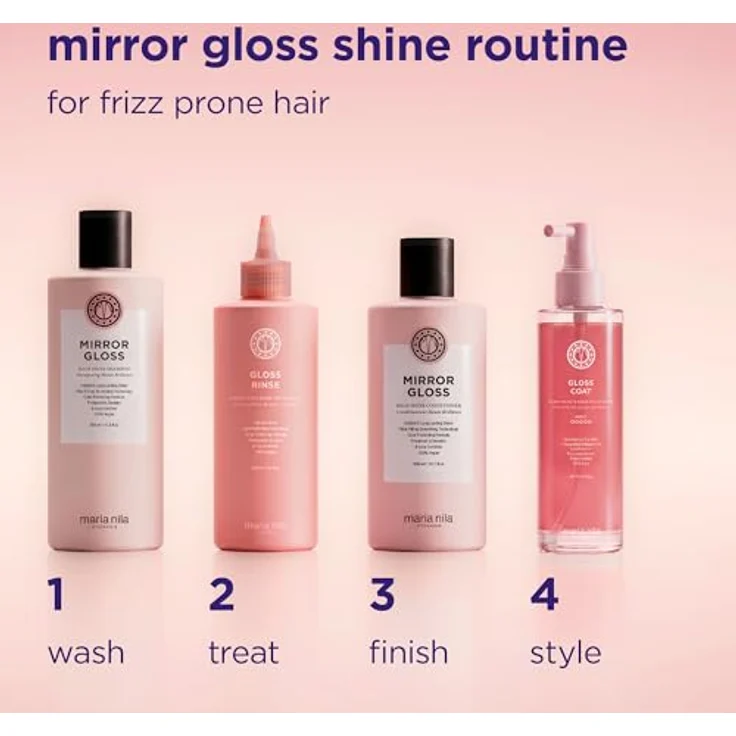 Maria Nila Mirror Gloss Conditioner 100 ml, intensiv pflegender Conditioner mit Glanz-Technologie und Colour Guard Complex – Bild 7