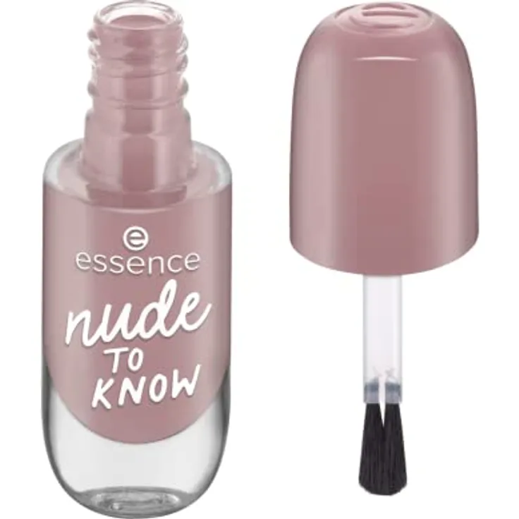 essence gel nail colour, Gellack, Nagellack, Nr. 30 nude TO KNOW, nude, Expressergebnis, langanhaltend, farbintensiv, gelig, glänzend, ohne Aceton, vegan, Mikroplastik Partikel frei (8ml)