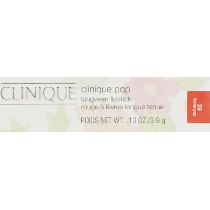 Clinique Pop™ Longwear Lipstick Shine, glänzender Lippenstift in Flame Pop, 3.9 g – Bild 2