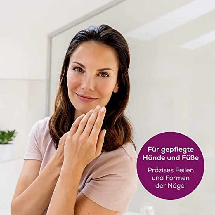 Beurer MP 52 Maniküreset, elektrisches Maniküregerät für präzises Formen und Feilen der Nägel, besonders leistungsstarker Nagelfräser, bis zu 15.000 U/min, 7 hochwertige Aufsätze, für Hände und Füße – Bild 3