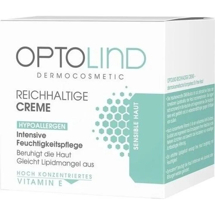 HERMES OPTOLIND Empfindliche Haut Reichhaltigkeitscreme, 50 ml für intensive Feuchtigkeitsversorgung