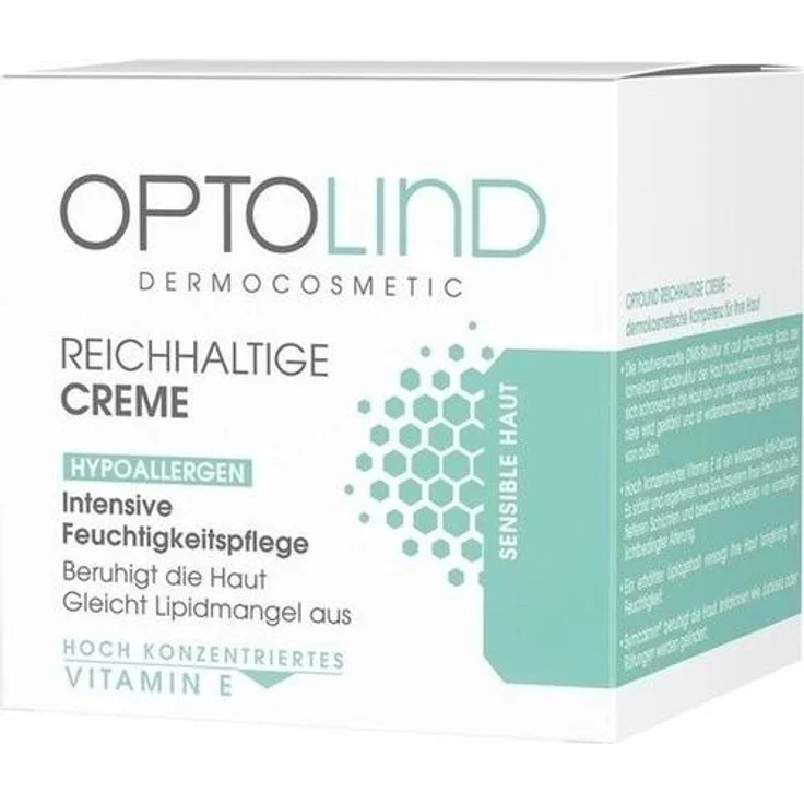 HERMES OPTOLIND Empfindliche Haut Reichhaltigkeitscreme, 50 ml für intensive Feuchtigkeitsversorgung