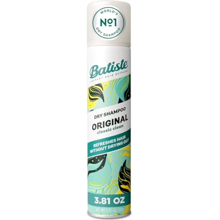 Batiste Trockenshampoo Original, 200 ml, Haarpflege Spray ohne Ausspülen, erfrischender Zitrusfrucht-Duft, vegan und sulfatfrei – Bild 1