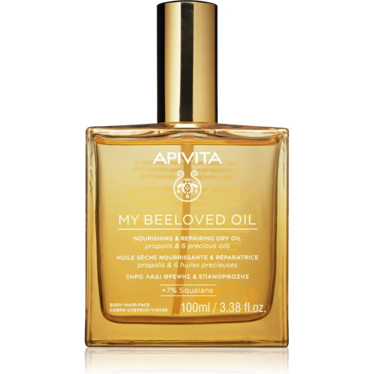 Apivita My Beeloved Oil, pflegendes Trockenöl für Gesicht, Körper und Haare, 100 ml, feuchtigkeitsspendend und nährend