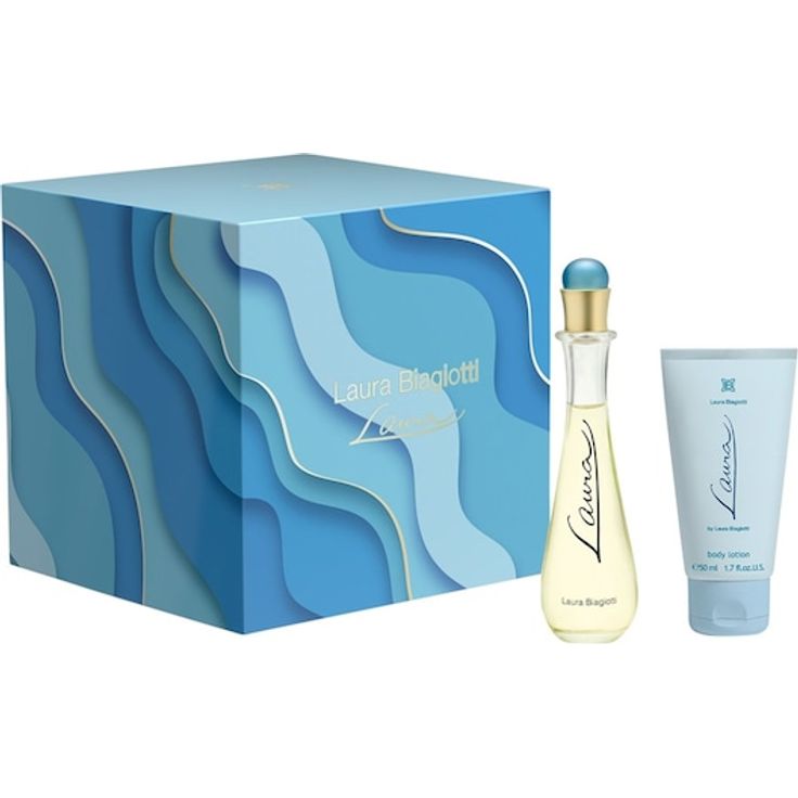 Laura Biagiotti Laura Geschenkset Damenparfum, 25 ml Eau de Toilette & 50 ml Bodylotion, Duft mit fruchtigen Noten von Melone und Litschi