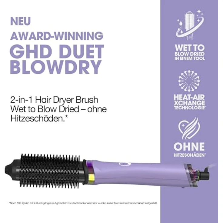 ghd Duet Blowdry Futurescape, Warmluftbürste 2-in-1 Föhn und Stylingbürste mit gleichmäßiger Wärmeverteilung und ergonomischem Design – Bild 2