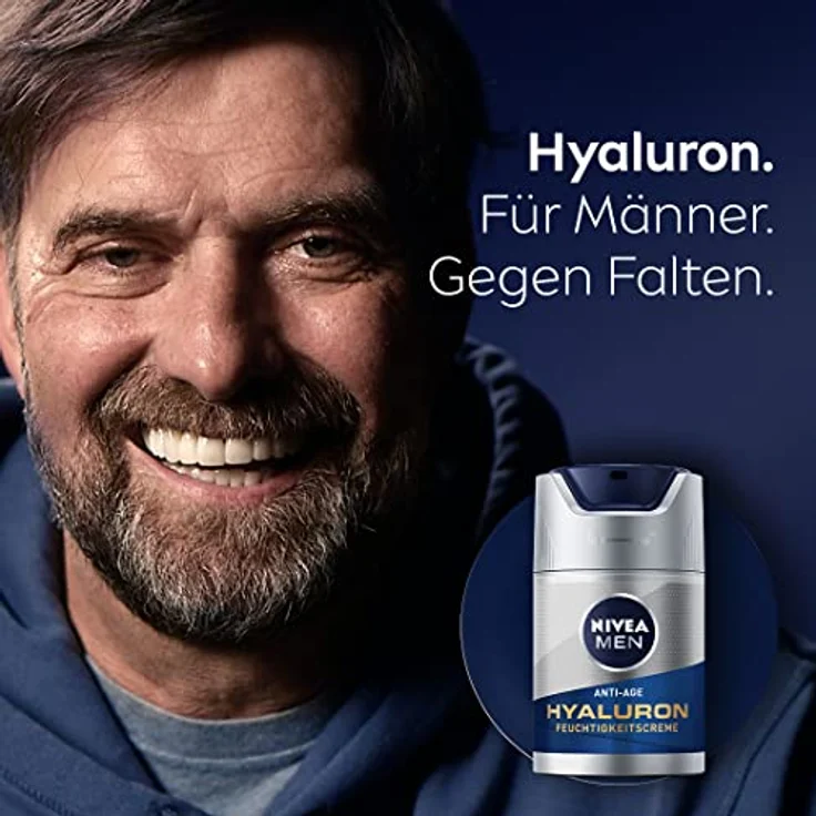 NIVEA MEN Anti Age Hyaluron Feuchtigkeitscreme Gesichtscreme 50 ml – Bild 3