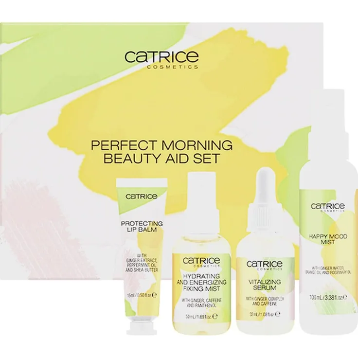 CATRICE Perfect Morning Beauty Aid Set, Gesichts-Essenz und Feuchtigkeitscreme, feuchtigkeitsspendend und revitalisierend, 15 ml