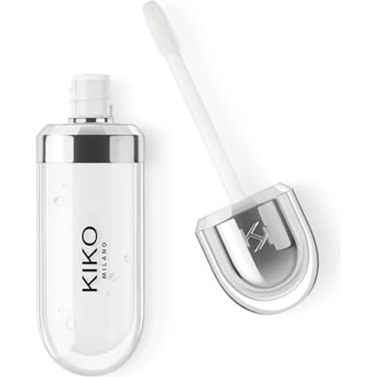 KIKO Milano 3D Hydra Lipgloss, Hydratisierendes Lipgloss mit hochglänzendem Finish, Farbton 01 Clear, 6.5 ml – Bild 1