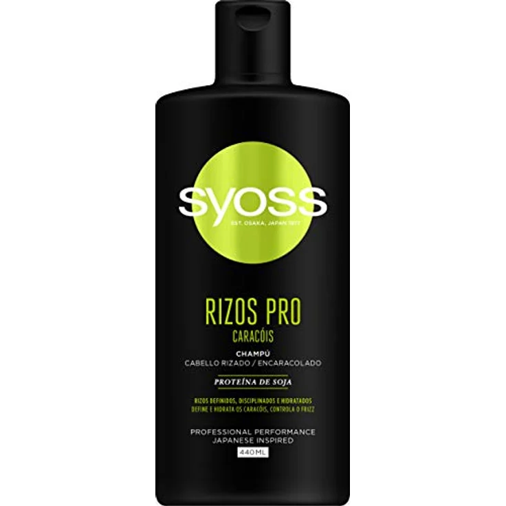 Syoss Champú Rizos Pro 440Ml Es/Pt, Multifunktionales abschlu-shampoo, schützt schuppen – Bild 1