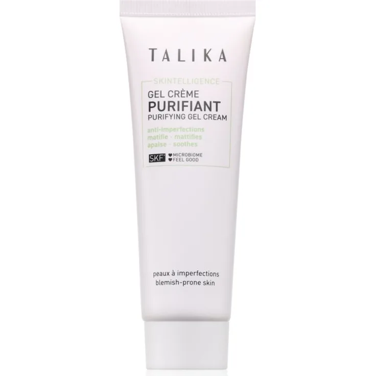 Talika Skintelligence Purifying Gel Cream, Gesichtscreme gegen Unvollkommenheiten für akneanfällige Haut, 50 ml
