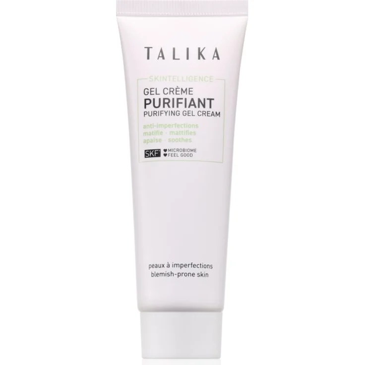Talika Skintelligence Purifying Gel Cream, Gesichtscreme gegen Unvollkommenheiten für akneanfällige Haut, 50 ml