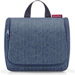 Toiletbag XL Ferringbone Dunkelblau, Dunkelblau, ESTÁNDAR, Casual