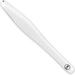 K-Pro Pinzette zur Haarentfernung Schräg Profi Edelstahl 1 Stück (Weiß)