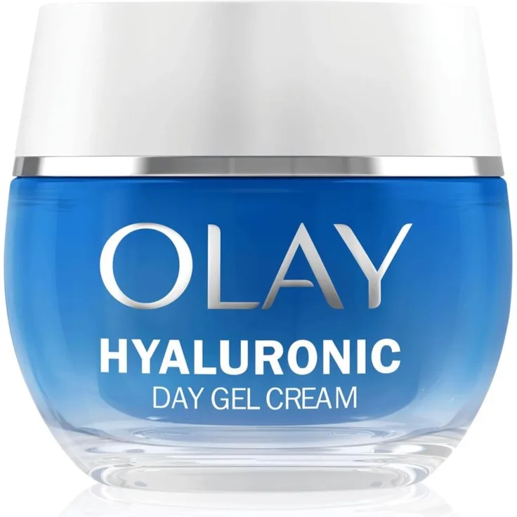 Olay Hyaluronic Day Gel Cream, tiefenwirksames feuchtigkeitsspendendes Gel mit Hyaluronsäure, 50 ml