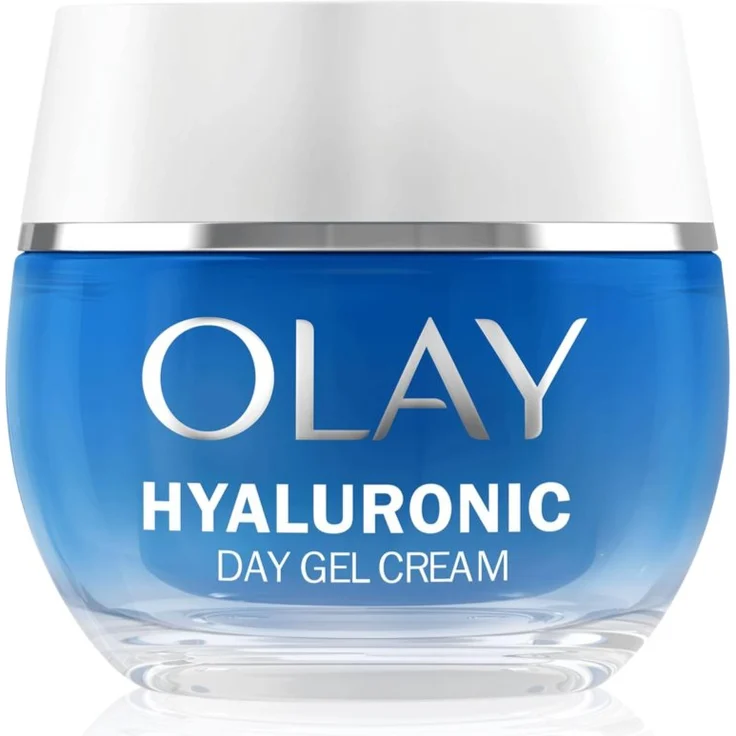 Olay Hyaluronic Day Gel Cream, tiefenwirksames feuchtigkeitsspendendes Gel mit Hyaluronsäure, 50 ml