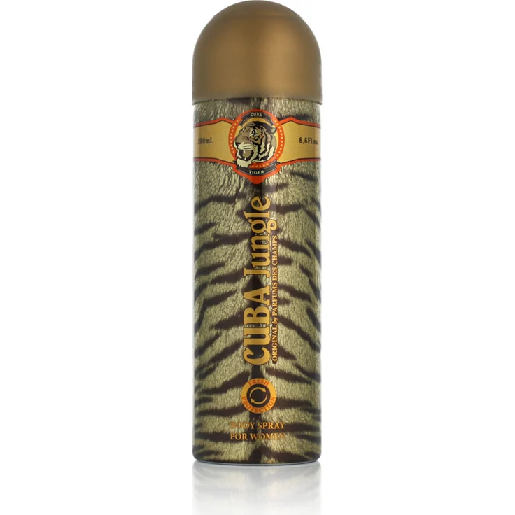 Cuba Jungle Tiger, Deodorant Spray 200 ml für Damen mit langanhaltendem Frischegefühl