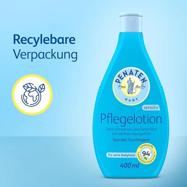 Penaten Klassik Pflegelotion Babykörpercreme 400 ml – Bild 7