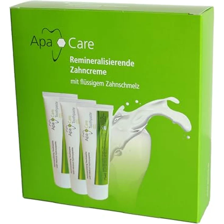 Cumdente Apacare Zahncreme 75 ml, flüssiger Zahnschmelz remineralisiert und repariert beginnende Karies – Bild 6