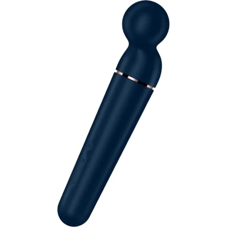Satisfyer Planet Wand-er Massagestab, 60 Vibrationsmodi, wasserfest (IPX7), 30,5 cm, blau, für Nacken, Schulter und Rücken – Bild 1