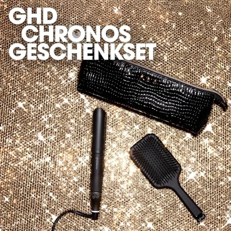 ghd chronos™ Geschenkset, Glätteisen mit HD-Motion Responsive Technologie und Hitzeschutz-Etui, Schwarz – Bild 2