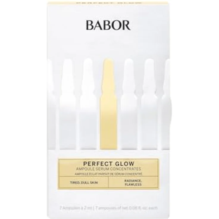 BABOR Perfect Glow, Serum Ampullen für das Gesicht, Mit Glow Pigmenten für einen strahlenden Teint, Vegane Formel, 7 x 2 ml – Bild 1
