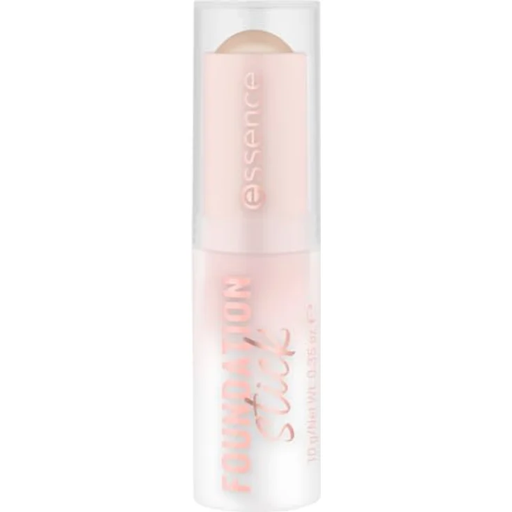 essence cosmetics FOUNDATION stick, Nr. 201, Nude, pflegend, abdeckend, weichzeichnend, natürlich, vegan, ölfrei, ohne Konservierungsstoffe, ohne Parabene, 1er Pack (10g) – Bild 2