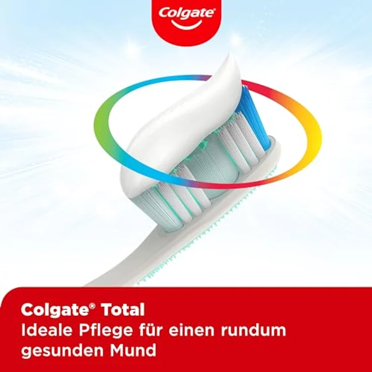 Colgate Total Original 75 ml, antibakterielle Zahnpflege, für empfindliche Zähne – Bild 3